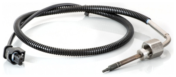 HELLA Sensor, Abgastemperatur, 2-polig, geschraubt, Kabel: 660mm, 6PT 014 494-741