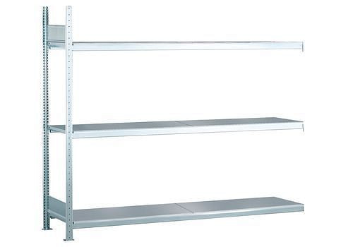 Schulte Weitspannregal mit Stahlböden, Anbaufeld, 3 Lagerebenen, Fachbreite 2500 mm, 2506 x 836 x 2000 mm, 278915