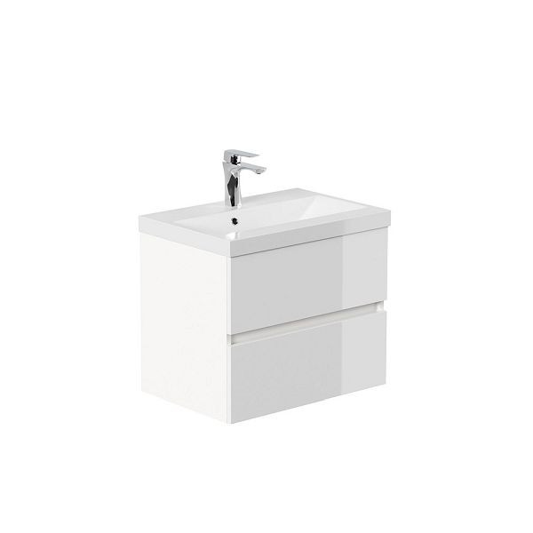 HOME DELUXE Badezimmermöbel WANGEROOGE Deluxe – S Weiß, 55749