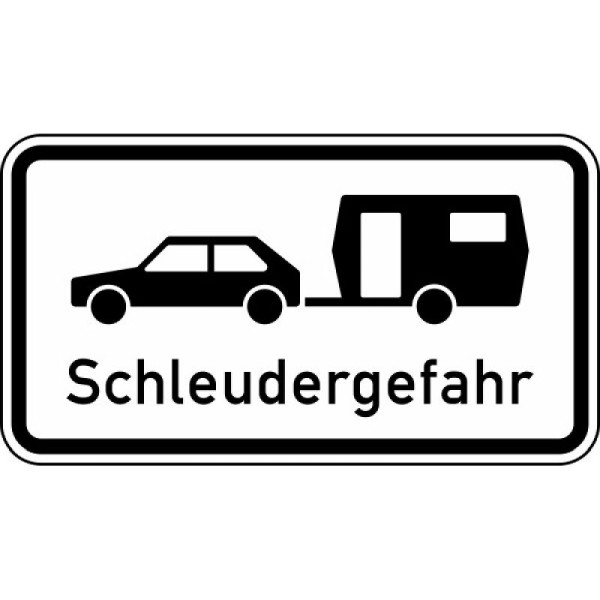Stein HGS Schleudergefahr für Wohnwagengespanne Nr. 1006-30, 412x750mm /RA2/Alform, 1006-30-322