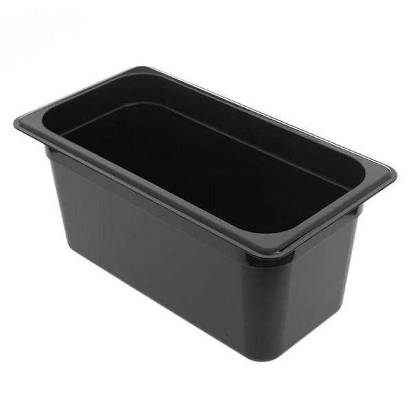 ALLPAX Behälter aus Polycarbonat GN 1/3 Höhe 150 mm schwarz, 10024412