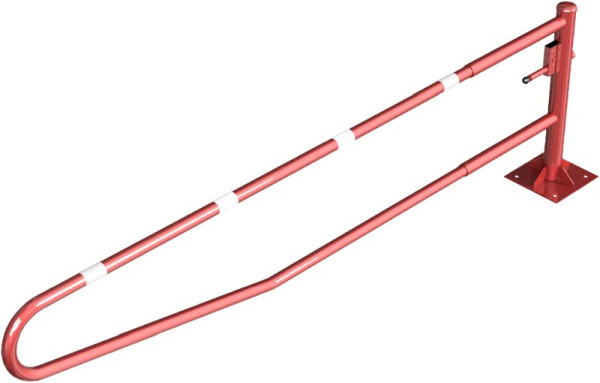 Schake Gatterschranke drehbar 3,50m mit Profilzylinderver, 413_351ZBP