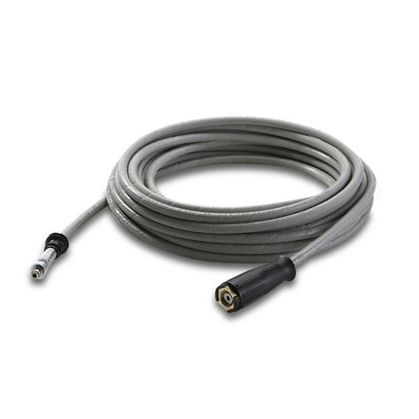 Kärcher Hochdruckschlauch 15 m DN 6, AVS-Pistolenanschluss 11 mm, Lebensmittel, grau, 6.391-654.0