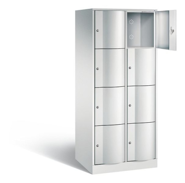 C+P XL-Schließfachschrank Resisto, H1950xB772xT640mm, Farbe: Lichtgrau, 8470-273 S10012