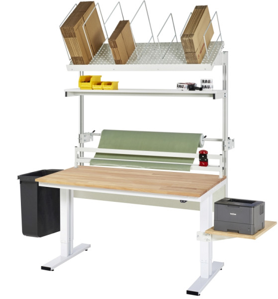 RAU Packtisch Komplettset 04, 08-WT, B1500 x T1000, B-Platte, 08-WT-150-100-B-VP04.12