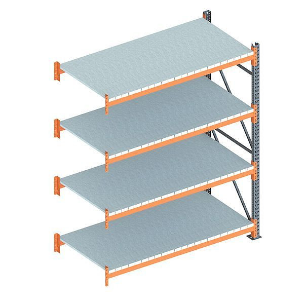 Meta Großfachregal AR 2700x2225x1100 mm, verzinkt/RAL 2001, 200188566
