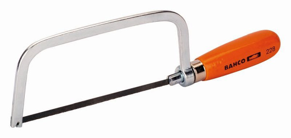 Bahco Metallsägebogen, Junior, 150 mm, Drehgriff zum Spannen des Blattes, 228