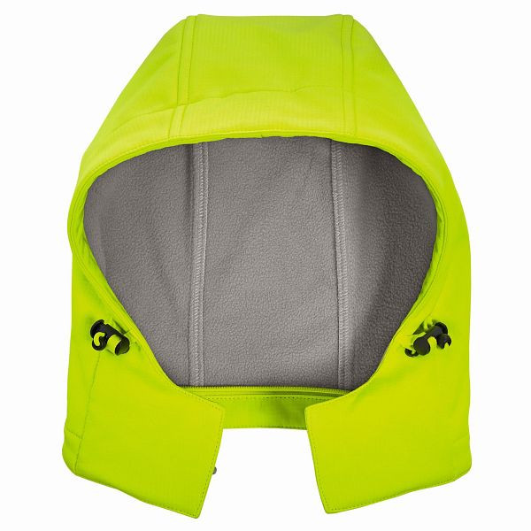 4PROTECT Warnschutz Softshellkapuze, Farbe: leuchtgelb, Größe: L-2XL, 3478-L-2XL