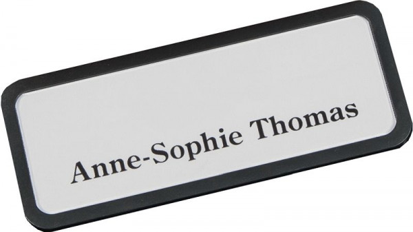 Eichner Kunststoff-Namensschild, hellgrau, 9218-03011