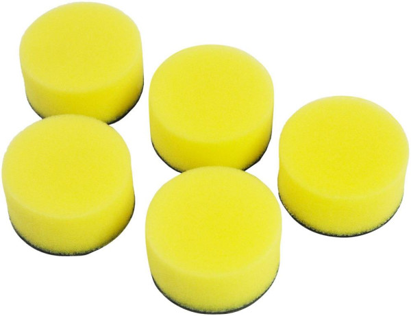 Hazet 5 Stück Ersatz-Polierpads, flach, Ø 50 mm, 9033M-9-010