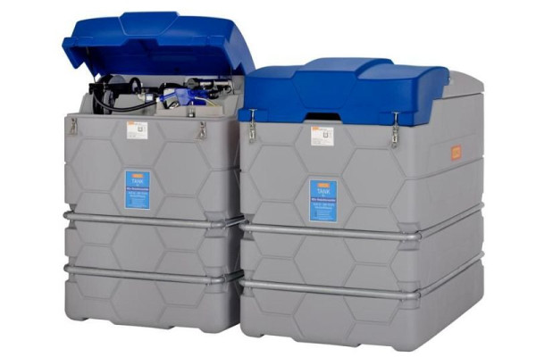 Cemo CUBE-Tank für AdBlue Outdoor Basic 2500 l Impulsausgang, ZV-Kontakt, Relais 230 V, 11037