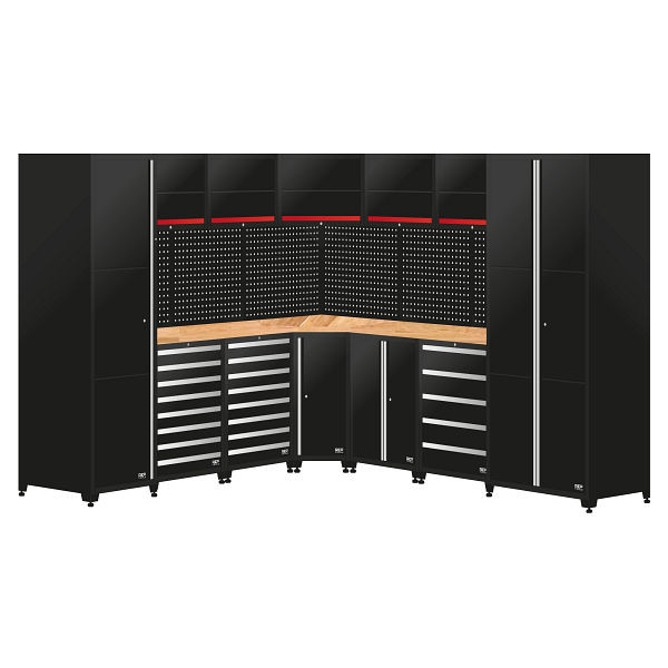 RepTools 7-Module-Schrankwand aus Metall, Länge 2854 x 3169 mm, XXL-118803