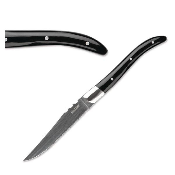 Comas Steakmesser ACR Negro 22,5 cm, VE: 6 Stück, DY411, 18425734030106