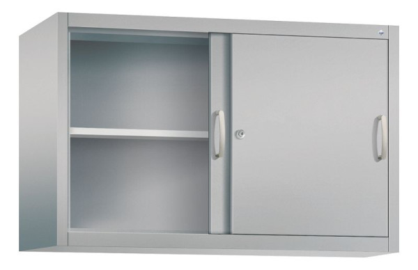 C+P Aufsatzschrank Acurado, H790xB1200xT400mm, Farbe: Weißaluminium, Bügelgriff, 2 OH, 2045-00 S10096