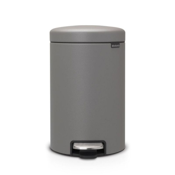 STEIN HGS Treteimer NewIcon, 12 Liter, mineral concrete grey, 84043.0001