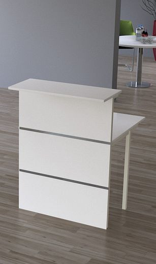 Kerkmann Theken-Erweiterung, B 800 x T 950 x H 1120 mm, weiß, 21357610