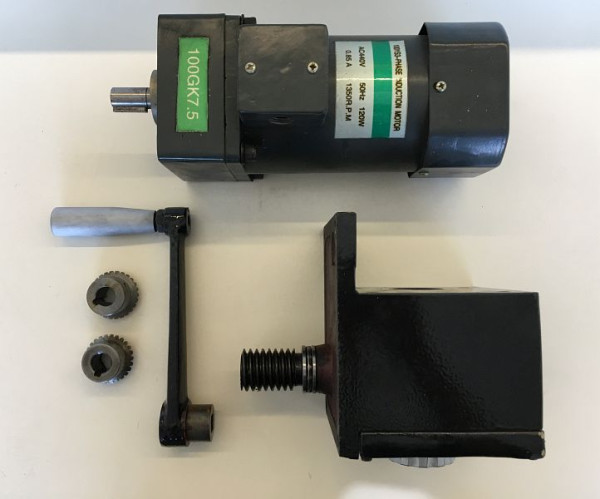 ELMAG Motor komplett für Tischhöhenverstellung, zu GBM 4/50 SGA, 9802247