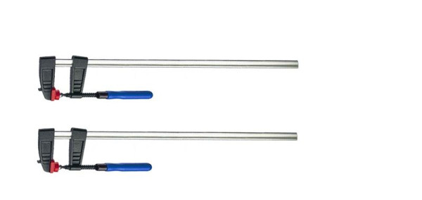 VaGo-Tools Schraubzwinge 250 x 50 mm Leimzwinge Klemmzwinge Einhandzwinge, VE: 2 Stück, 200-003x2_hv