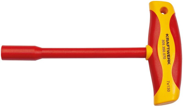 Kraftwerk Steckschlüssel T-Griff Schraubendreher 7 mm VDE, 305.350.070