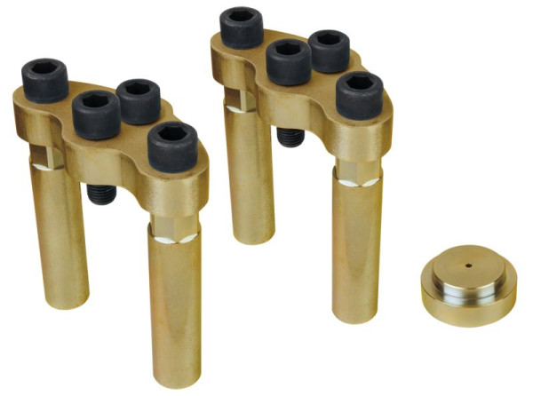 KS Tools Nabenabzieher für niedrig gebaute Anhänger, 15-teilig, 440.0495