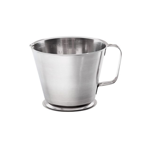 Stalgast Messkanne aus Edelstahl, 0,5 Liter, KK1204050, 4062125015495