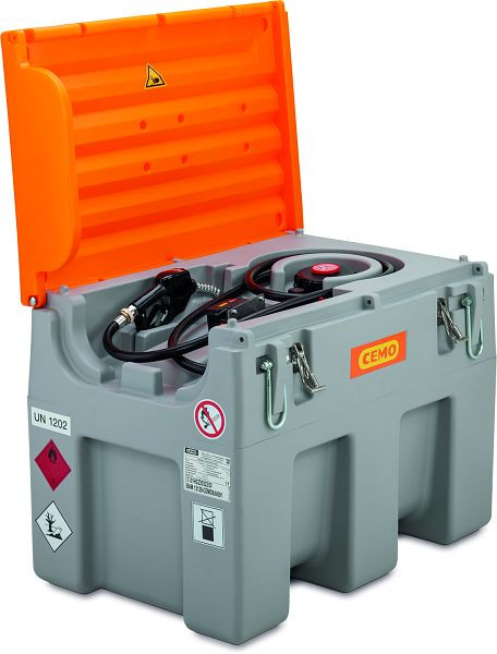 Cemo DT-Mobil Easy 460 l ADR, CAS Akku 4 Ah + ASC55, Pumpe 18 V 40 l/min, Deckel, 11689