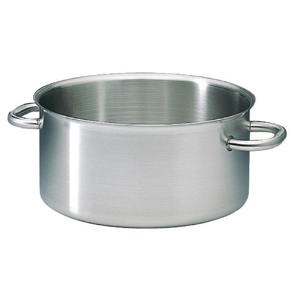 Bourgeat Excellence Schmortopf 18,3L, Edelstahl, geeignet für alle Kochoberflächen, K793