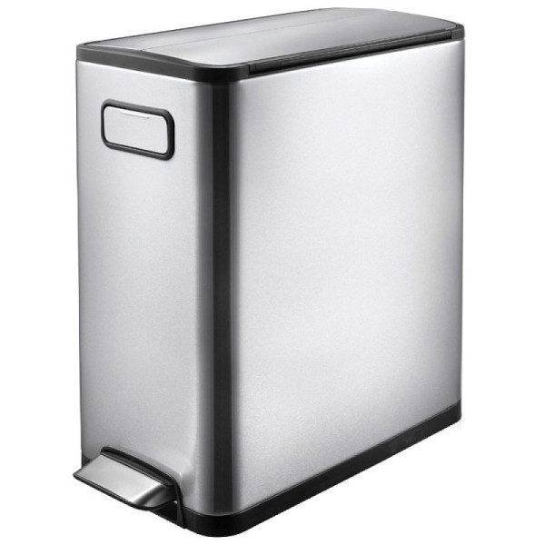 STEIN HGS Ecofly Treteimer, 20 Liter, Edelstahl, matt, 83992.0001