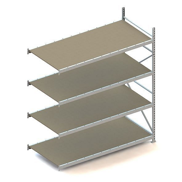 Meta MINI-RACK AR 2500x2200x1050 mm, verzinkt, mit Spanplatten, Bodenanzahl: 4, 20051306