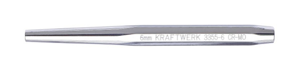 Kraftwerk Durchschlag, voll poliert 6 mm x 120 mm, 3355-6