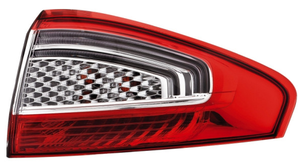 HELLA Heckleuchte, LED, äusserer Teil, für u.a. Ford Mondeo IV Saloon (BA7), rechts, 9EL 354 997-041