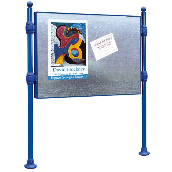 Stein HGS Infotafel -Bowl-, Ohne Titelleiste/2500 mm, 1225 x 1670 mm, RAL 9005 tiefschwarz, 22512-07