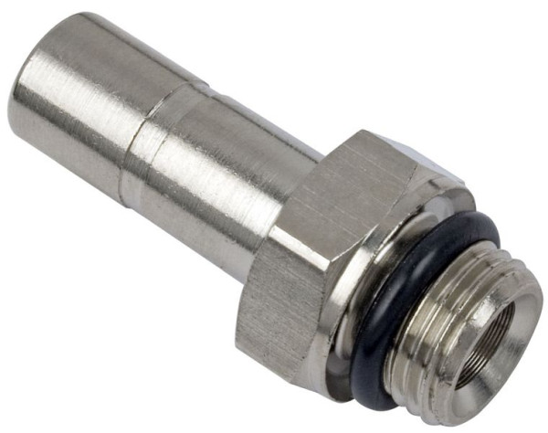 timmer B-GES-10-1/4-MSv, Gerader Einschraubstecker mit O-Ring-Abdichtung, Schlauch-Ø: 10 mm, Gewinde: 1/4'', VE: 10 Stück, 03036552