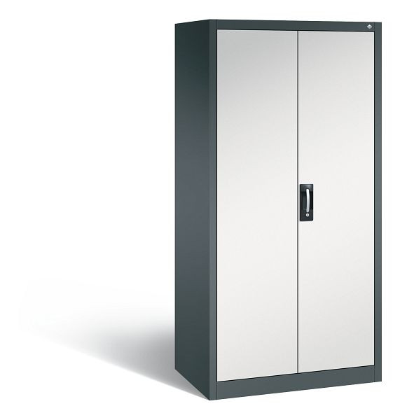 C+P Büro-Drehtürenschrank Acurado, H1950xB930xT600 mm, Anthrazit/Grau, 9290-000 S10624