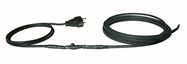 Etherma Steckerfertiges Heizband mit Thermostat für Kunststoffrohre, 136 W, 8 m, 230 V, 37354