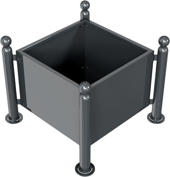 Schake Pflanzbehälter Rundrohre Ø 76 mm senkrecht, 4025_70PB