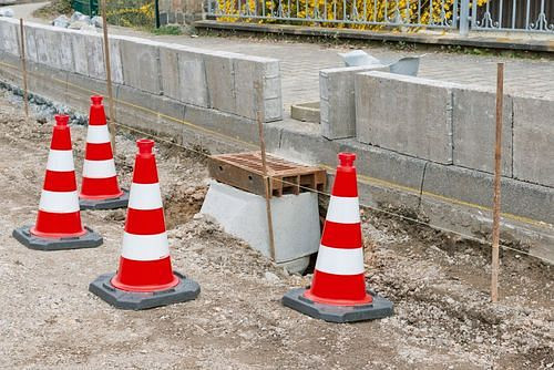 Moravia ReflexKegel-EU, H 500 mm, Typ B, rot-weiß reflektierend, nach TL-Leitkegel und DIN EN 13422, 311270