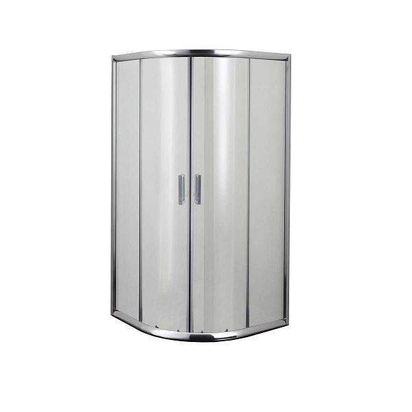 Sanotechnik Runddusche mit 2 Schiebetüren chrom 89-90x89-90x190 MIT EASY CLEAN, Q90C