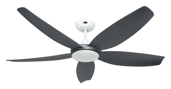 CasaFan Deckenventilator Eco Volare 142 Lack weiß-Lack basaltgrau, 514287
