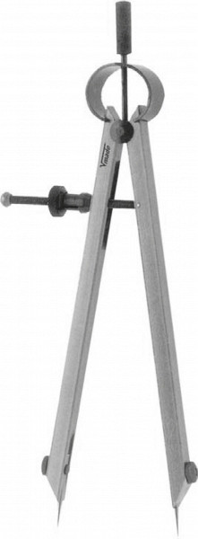Vogel Germany Federzirkel DIN 6486, mit auswechselbarer Spitze, 100 mm, 302680
