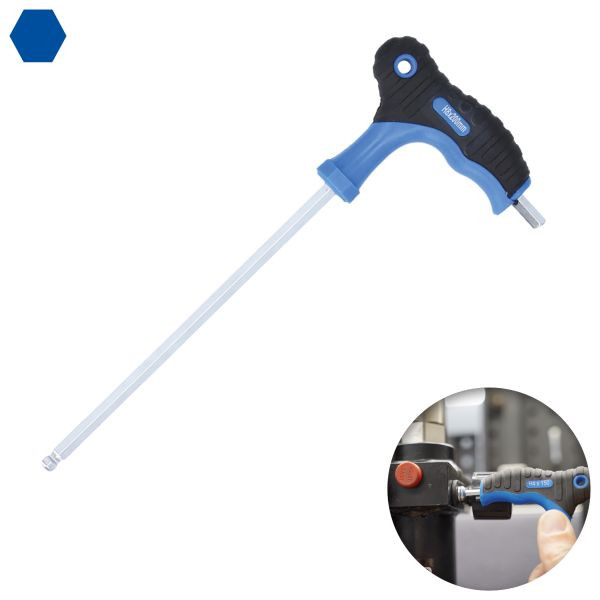 Brilliant Tools T-Griff-Kugelkopf-Innensechskant-Winkelstiftschlüssel 2,5 x 100 mm​​, BT041002