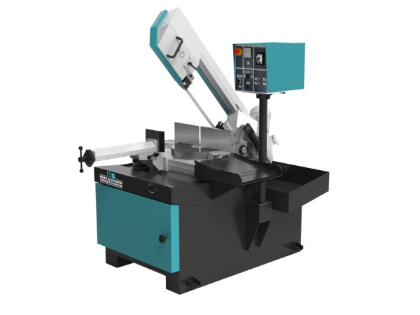 Berg & Schmid Doppel-Gehrungsbandsäge 1,5 kW 400 V stufenlos 18-110 m/min Sägebandlänge 2.765mm, 20457