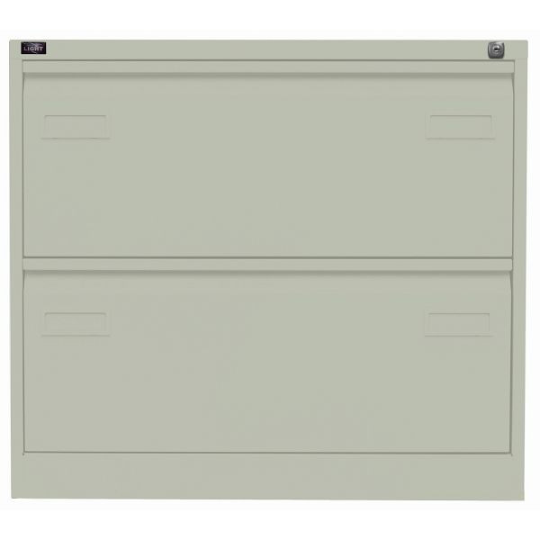 Bisley LIGHT Hängeregistraturschrank LIGHT, doppelbahnig, 2 HR-Schubladen, 665 regent, CDF2665