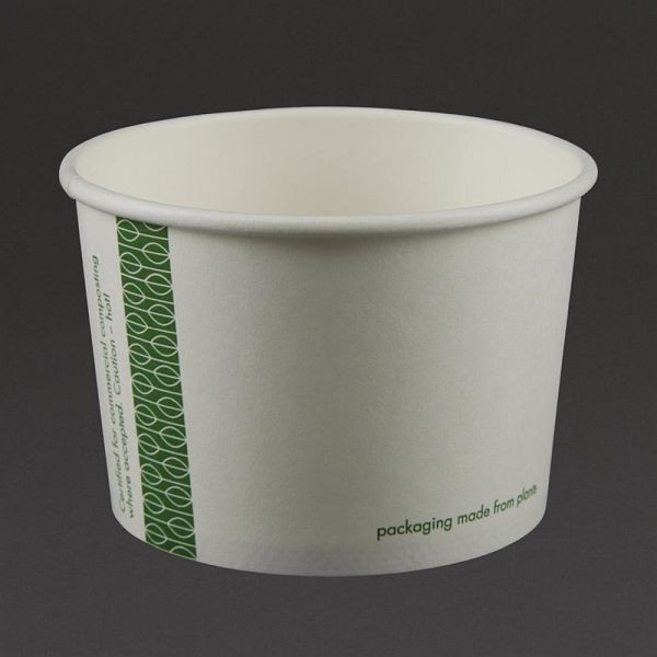 Vegware kompostierbare Suppen- und Universalbecher 23cl, VE: 1000 Stück, GH027