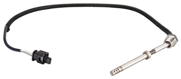 HELLA Sensor, Abgastemperatur, 2-polig, geschraubt, Kabel: 540mm, 6PT 010 376-121
