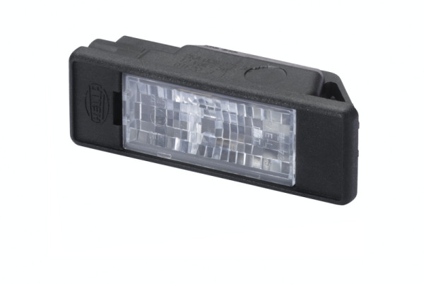HELLA Kennzeichenleuchte - Halogen - 12V - Einbau - Lichtscheibenfarbe: glasklar - außen, 2KA 008 224-307