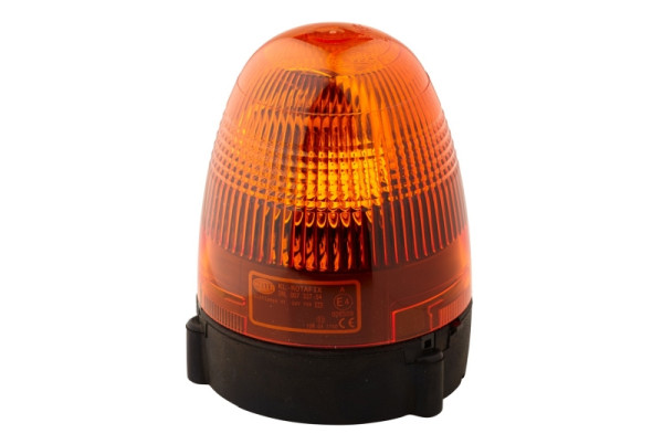 HELLA Halogen-Rundumkennleuchte - KL Rotafix - 12/24V - gelb - Anbau/geschraubt - Stecker: Flachstecker, 2RL 007 337-041