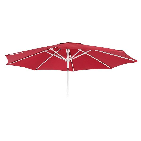 Mendler Ersatz-Bezug für Sonnenschirm N19, Sonnenschirmbezug Ersatzbezug, Ø 3m Stoff/Textil 5kg, rot, 81626