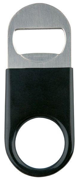 APS Kellner-Flaschenöffner, 11 x 4 cm, Edelstahl, mit Gummierung, 93125