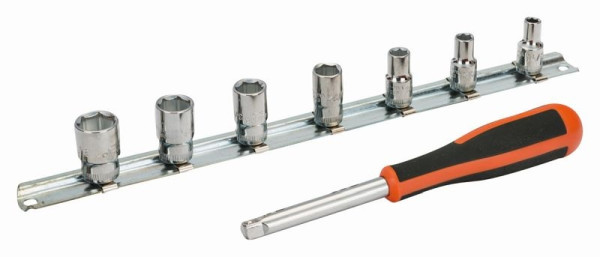 Bahco 1/4" Steckschlüssel-Satz, 8-teilig, 6729SZ, 7314153003232